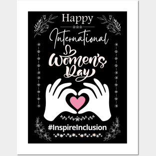 Happy International Women's Day 2024 Inspire Inclusion Posters and Art